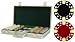 300 Tri Color 11.5 gram Clay Composite Diamond Suited Poker Chips Set