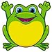 CLASSIC ACCENTS FRIENDLY FROGS 36/PK 5-1/2