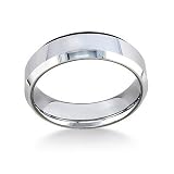 Bevelled Tungsten Carbide Band(7mm)