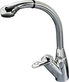318HZWe5TcL. SL160  KOHLER K 6340 CP ProAvatar Single Control Pullout Kitchen Sink Faucet, Polished Chrome