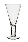 Dartington Crystal SPARK - SMALL GLASS PAIR 6.8 ounce, 7.3 inch tall