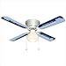 North Carolina UNC Tar Heels 42In. 4-Blade Ceiling Fan W/Light