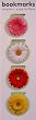 Magnetic Bookmarks Flower Theme