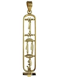 Cartouche Pendant - Made in Egypt - with "SISTER" in Hieroglyphics - Open Style