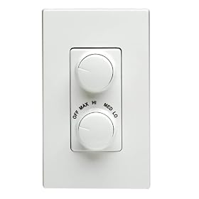 Click here to buy Leviton R02-RTD01-10W Decora Duo Fan Control and 300-Watt Dimmer White by Leviton.