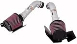 K&N 350z Dual Silver Typhoon Short Ram Intake