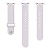 MoKo Apple Watch Band Series 1 Series 2, Soft Silicone Replacement Sports Band for 38mm Apple Watch 2015 & 2016 All Models, LAVENDER (Not fit 42mm Versions)