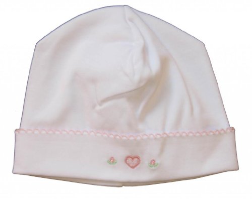 Kissy Kissy Baby Girls Homeward Bound Hearts Embroidered Hat