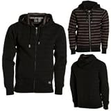 Volcom Timeless Striped Too Slim Reversible Full-Zip Hooded Sweatshirt - Men's