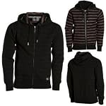 Volcom Timeless Striped Too Slim Reversible Full-Zip Hooded Sweatshirt - Men's