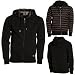 Volcom Timeless Striped Too Slim Reversible Full-Zip Hooded Sweatshirt - Men's