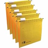 Produkt-Bild: 5 Star H&auml;ngemappen gelb f&uuml;r DIN A4 Natronkarton (RC) 230g/qm Inh.5