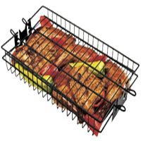 Deluxe Non-Stick Flat Spit Basket