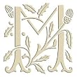 Monogram Embroidered Guest Towel - M - 1 Hand Towel