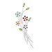 Bouquet of Flowers Fashion Pin with Multicolor Crystals