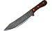 Condor Tool and Knife Hudson Bay 8.5-Inch Black Blade, Walnut Handle, Leather Brown Sheath