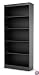 5 Shelf Bookcase Black Wood Finish