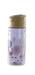 Tritan Designer Water Bottle - 18 oz Nouveau Flowers with Sip Lid