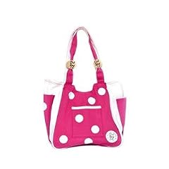Ladies Shoulder Bag - "Sophie" Dotty - Bubblegum Pink - The Old Bag Company