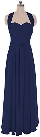 Miya Elegant Halter Homecoming Dresses Prom Dress Size 26W Navy