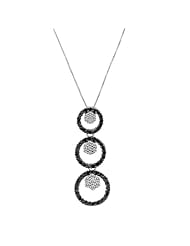 10k White Gold 1cttw, H-I Color, I2-I3 Clarity, Diamond Pendant Necklace, 18"