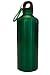Green 20oz Stainless Steel Reusable Water Bottle w/ Hiking Clip