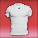 Canterburys Funktionswäsche Baselayer Shirt Hot kurzarm (kühlend) in schwarz oder weiss, Groessen: S - XXL
