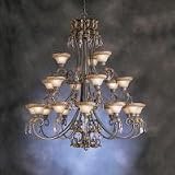 Kichler Feldspar Chandelier 21 Light Incandescent 2286FDS