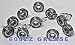 10 Bearing 608ZZ Shielded 8x22x7 Miniature Ball Bearings 10 Bearing 608ZZ Shielded 8x22x7 Miniature Ball Bearings