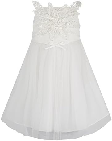 Monsoon Baby girl Baby Fern Dress Size 12-18 Months Ivory