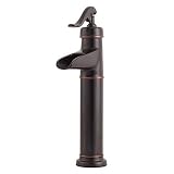 Price Pfister Ashfield Vessel Single Hole Bathroom Sink Faucet T40-YP0Y Tuscan Bronze