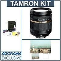 Tamron SP AF 17-50mm f/2.8 XR DI-II VC (Vibration Compensation) Lens Kit,for Nikon Digital SLR Cameras. with Tiffen 72mm UV Wide Angle Filter, Professional Lens Cleaning Kit