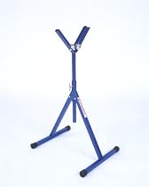 Trojan PS-10 Adjustable 24-Inch to 40-Inch Multi-Directional Pedestal V-Shaped Roller Stand with 3-Inch Pipe Capacity