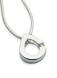 White Ice - Sterling Silver Stylish Tear Drop Design with Diamond Pendant and 18 Necklace