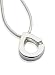 White Ice - Sterling Silver Stylish Tear Drop Design with Diamond Pendant and 18 Necklace