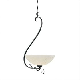Palazzo Pendant with Top Opening Shade