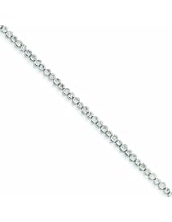 Genuine 14K White Gold White Gold Diamond Tennis Bracelet 7 Grams Of Gold 100% Satisfaction Guaranteed.