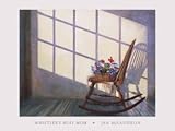 Whistler's Busy Mom, Furniture Art Poster Print by Jan McLaughlin, 36x27