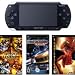 Video Games : Sony PSP Silver Pack 3