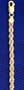 4.00MM 14kt Gold Diamond Cut Rope Bracelet