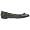 STEVEN by Steve Madden Women's Persuade Flat Skimmer with Bow,Black Leather,6 M