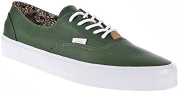 Vans Unisex Era Decon Ca Nappa Leather Sneakers Darkgreen M9 W10.5