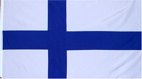 Finland National Country Flag - 3 foot by 5 foot Polyester (New)