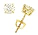 1.44cttw Round Diamond Stud Earrings EGL H-I/SI1