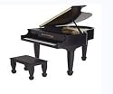 Concert Child Grand Piano, Black