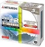 三菱化学メディア DTR47JP5 4.7GB DVD+Rディスクの画像