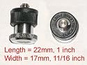 SLIK 618-752 Replacement Quick Post for Tripod U-212DX