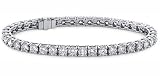 9.00 ct. TW Round Diamond Tennis Bracelet in 14k Four Prong Mounting