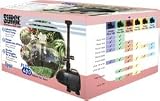 Alpine SEN400F 400 GPH Surge Pump with Fountain Heads with 33 Ft Cord