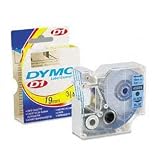 3/4X23 Black Print/ Blue Tape Dymo D1 Tape
